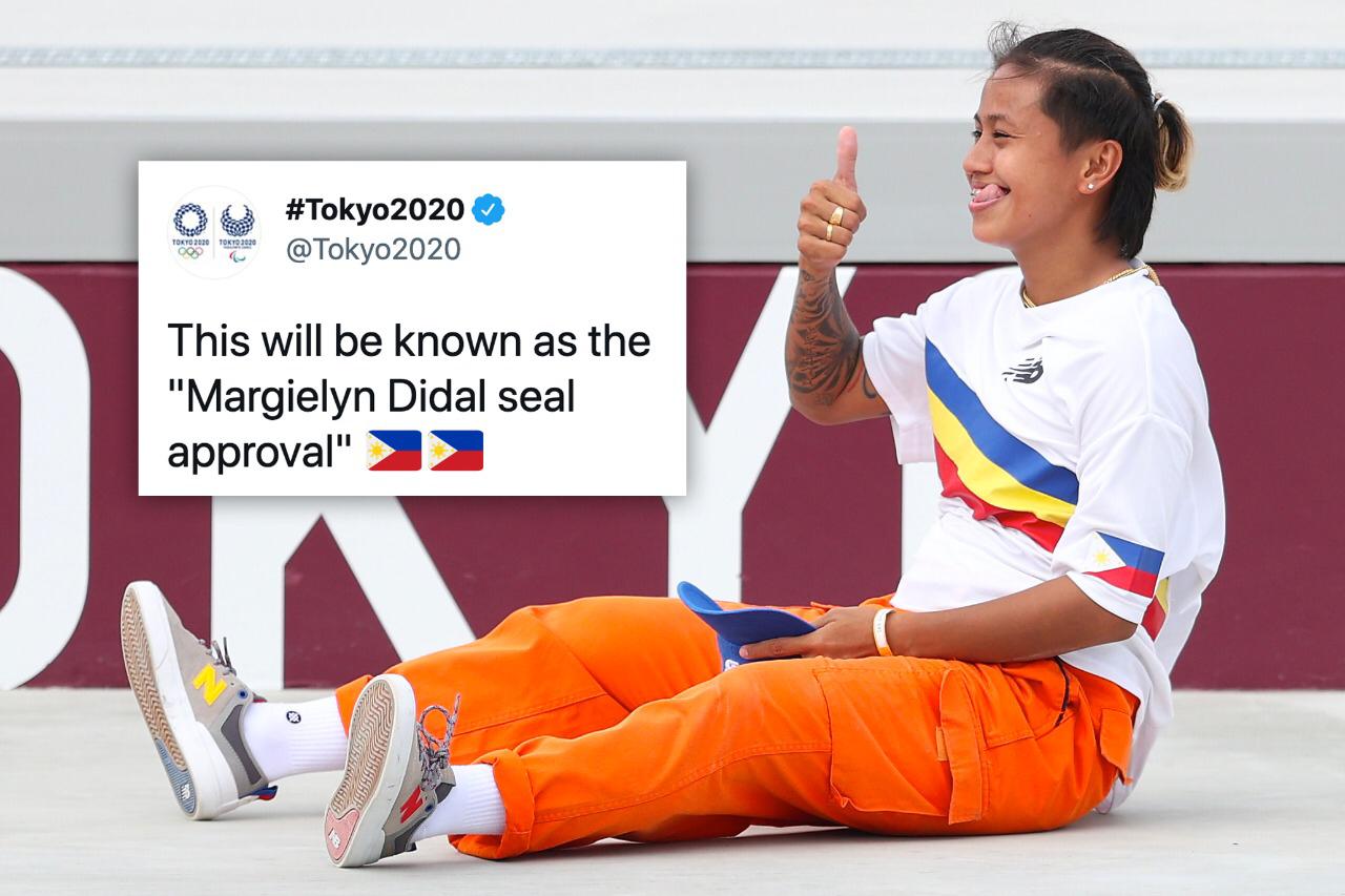 Margielyn Didal charms in her first Olympic stint in Tokyo. TOKYO 2020 TWITTER